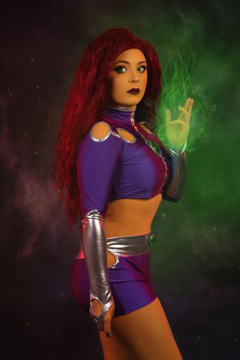 starfire cosplay sex|Cosplay Models Lily Starfire and Angel Windell Attempt to